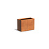 Andes cortenstaal 80x40x60 cm plantenbak Andes cortenstaal 80x40x60 cm plantenbak