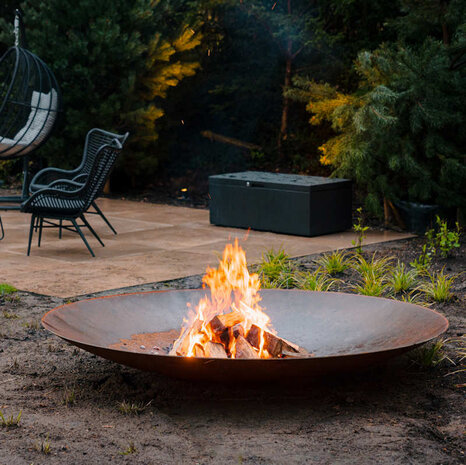 Forno vuurschaal cortenstaal 120 x 21 cm