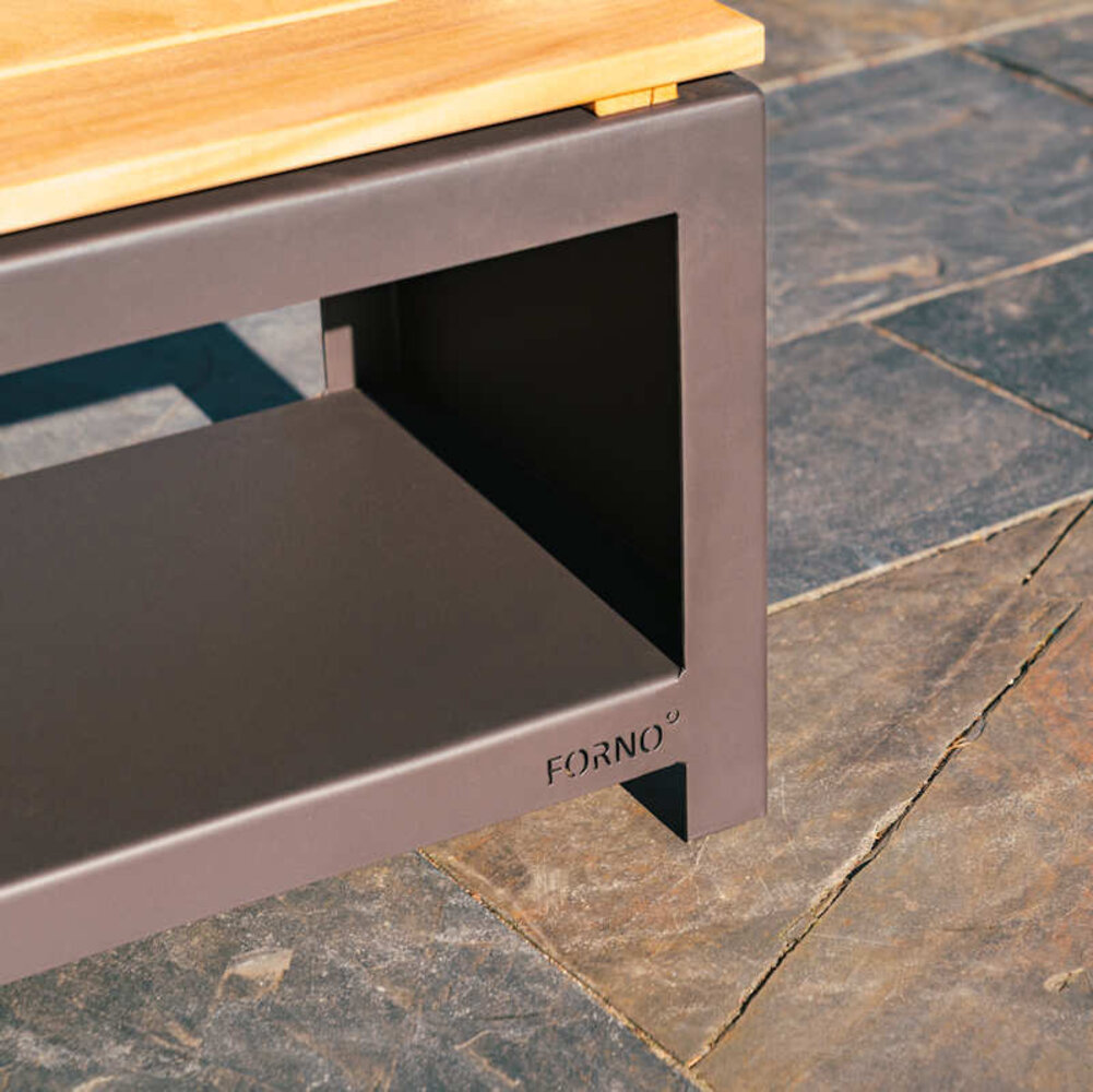 Forno LOGG houtopslag 200 x 40 x 43 cm Zwart Forno LOGG houtopslag 200 x 40 x 43 cm Zwart