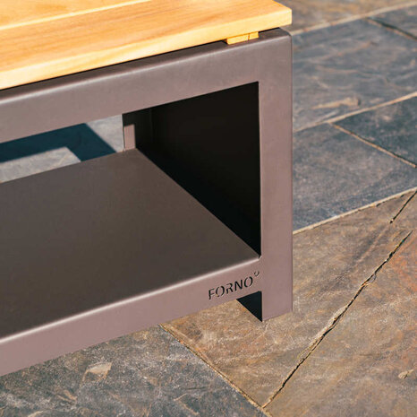 Forno LOGG houtopslag 200 x 40 x 43 cm Zwart Forno LOGG houtopslag 200 x 40 x 43 cm Zwart