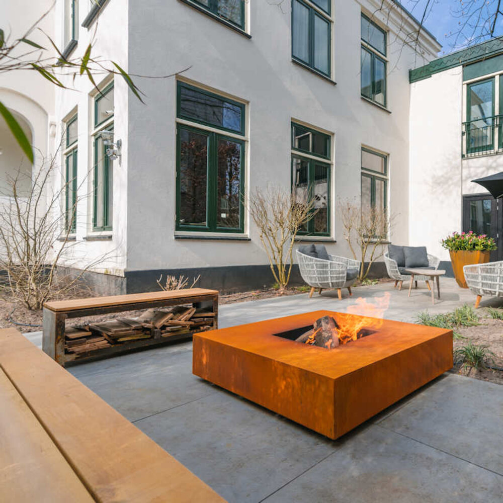 Forno vuurtafel QUAD cortenstaal 120 x 120 x 28 cm Forno vuurtafel QUAD cortenstaal 120 x 120 x 28 cm