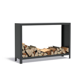 Forno LOGG houtopslag 150 x 40 x 100 cm zwart Forno LOGG houtopslag 150 x 40 x 100 cm zwart