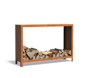 Forno LOGG houtopslag 150 x 40 x 100 cm cortenstaal Forno LOGG houtopslag 150 x 40 x 100 cm cortenstaal
