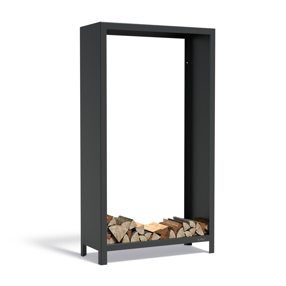 Forno LOGG houtopslag 100 x 40 x 180 cm zwart Forno LOGG houtopslag 100 x 40 x 180 cm zwart
