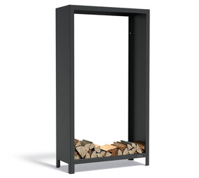 Forno LOGG houtopslag 100 x 40 x 180 cm zwart Forno LOGG houtopslag 100 x 40 x 180 cm zwart