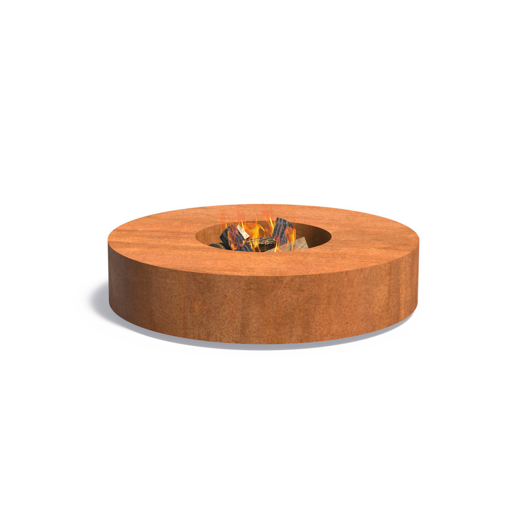 Forno vuurtafel cortenstaal 125 x 28 cm afbeelding