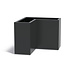 FLORIDA aluminium 100x100x40x80 cm hoek plantenbak FLORIDA aluminium 100x100x40x80 cm hoek plantenbak