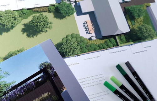 3D tuinontwerpen in Bergen op Zoom