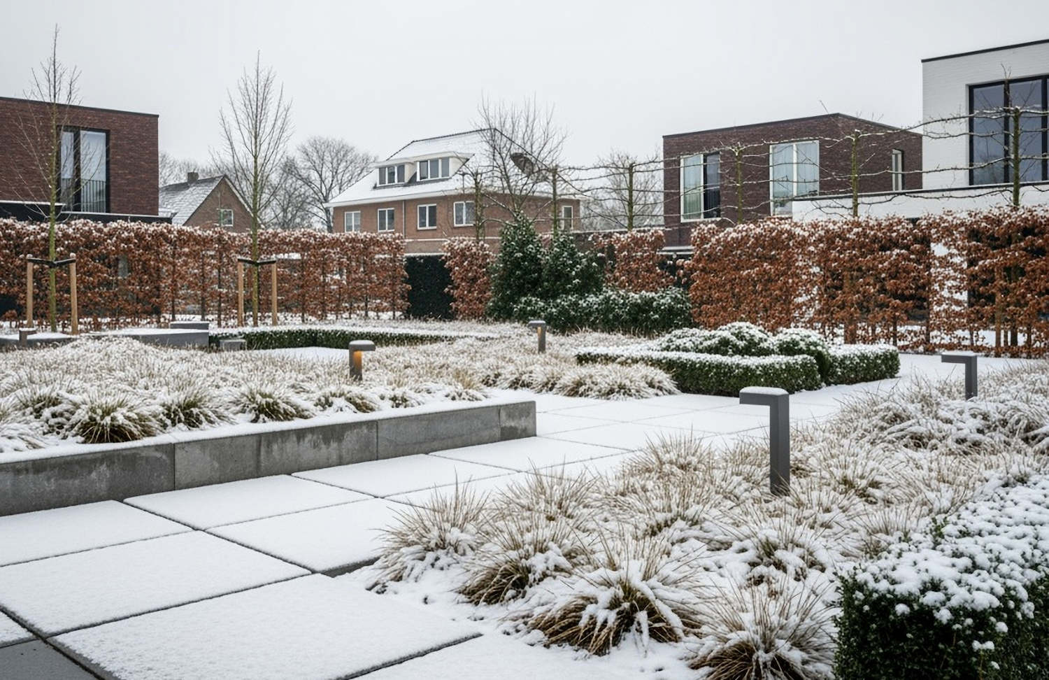 Sneeuw in de tuin? praktische tips van de hovenier