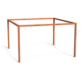 Pergola REGULAR corten  420 x 420 x h. 250 cm