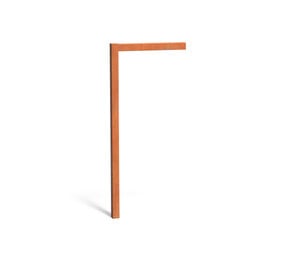 Pergola L-VORM corten  110 x h. 250 cm
