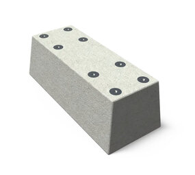 Betonpoer 60 x 25 x h. 20 cm