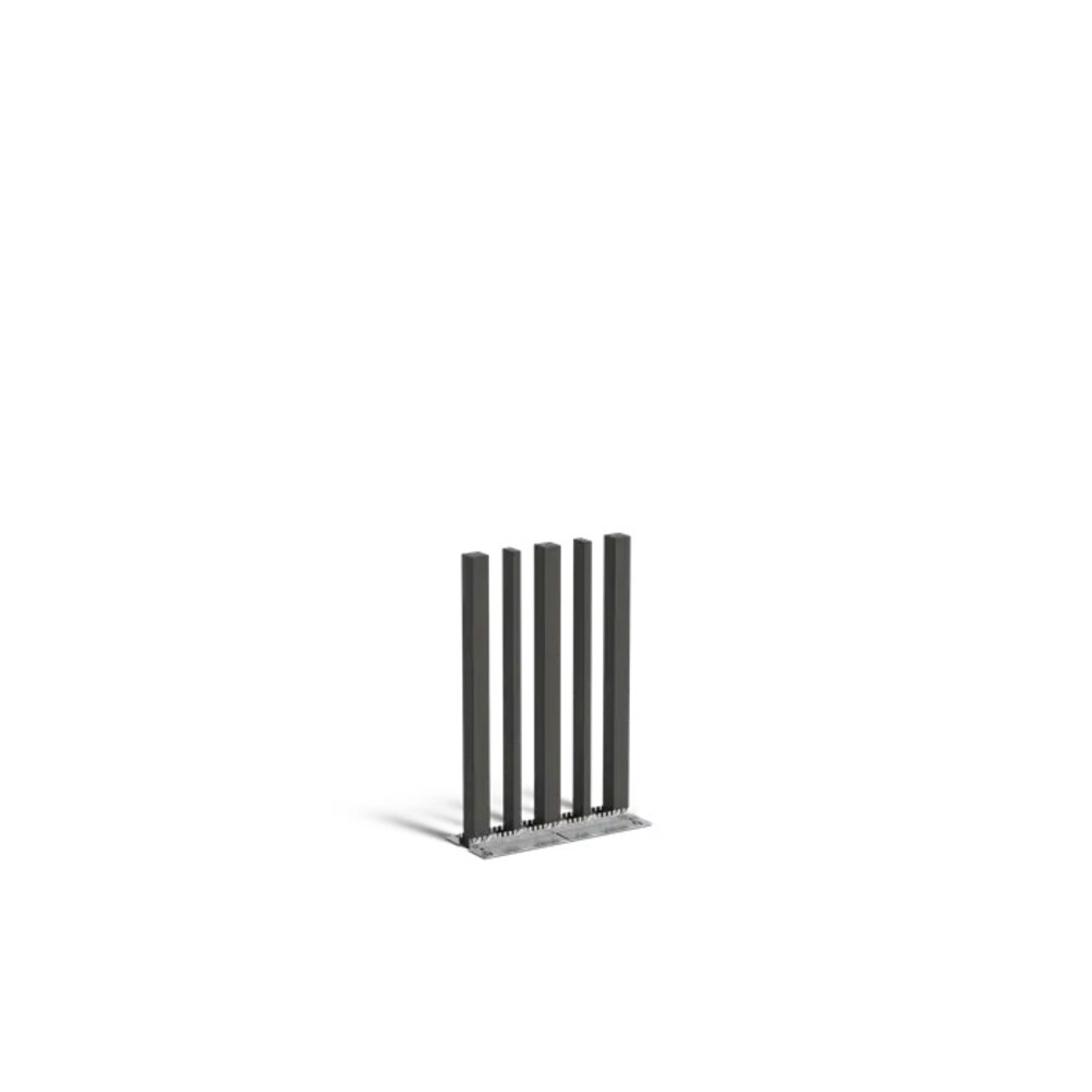 Adezz Tuinpaal Vari set 5 stuks staal 100 x h. 150 cm - Tuinvoordeel.eu