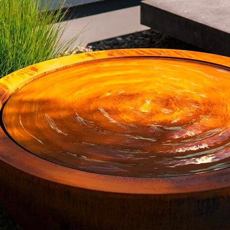 Watertafel Bayou 100x43 cm corten