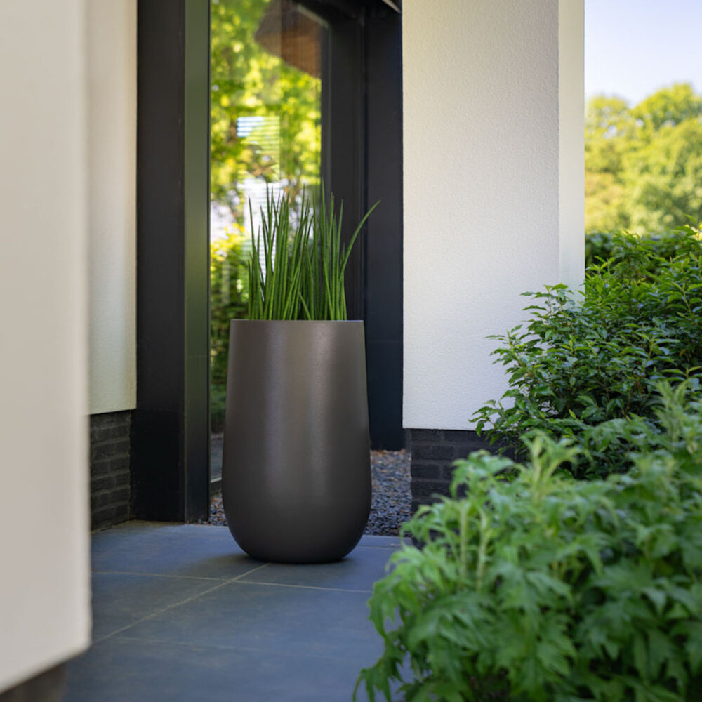 LORA polyester 50x80 cm ronde plantenbak