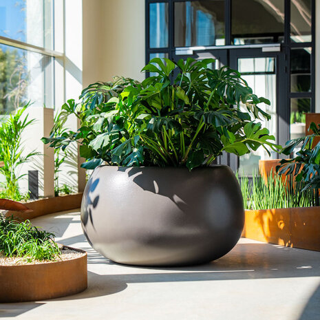 MERO polyester 100x60 cm ronde plantenbak