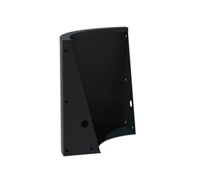 Keerwand aluminium 50 x 50 cm buitenbocht