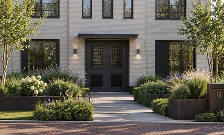 8 ideeën voor een moderne voortuin met karakter