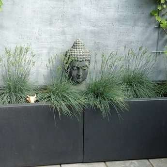 Buxus polyester 120x50x60 cm plantenbak