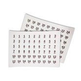 LMX66 LMX.® Number sticker set (108pcs)