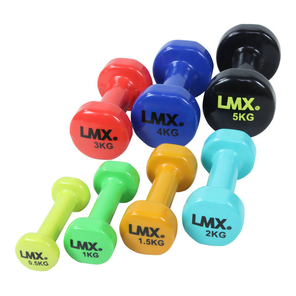LMX.® LMX1150 LMX.® Vinyl dumbbellset (0,5 - 7kg)