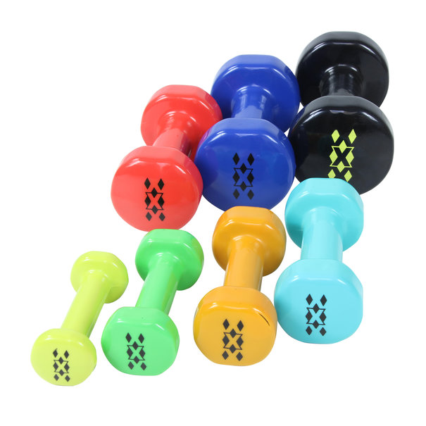 LMX.® LMX1150 LMX.® Vinyl dumbbellset (0,5 - 7kg)