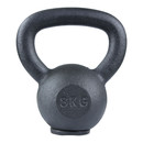 Lifemaxx® LMX90 Cast iron kettlebell (with rubber foot) (4kg)