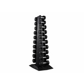 LMX94.TD Lifemaxx® PU dumbbell tower with LMX72 dumbbellset 1-10kg