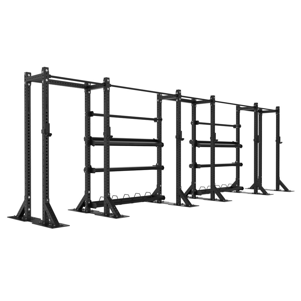 Re/max Rack RIGXLHRS4B Crossmaxx® Rig XL half-rack model S4 + Baseplate - Lifemaxx