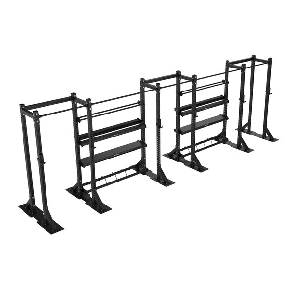 Crossmaxx® RIGXLHRS4B Crossmaxx® Rig XL half-rack model S4 + Baseplate