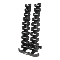 LMX.® LMX1011 LMX.® Vertical dumbbell rack