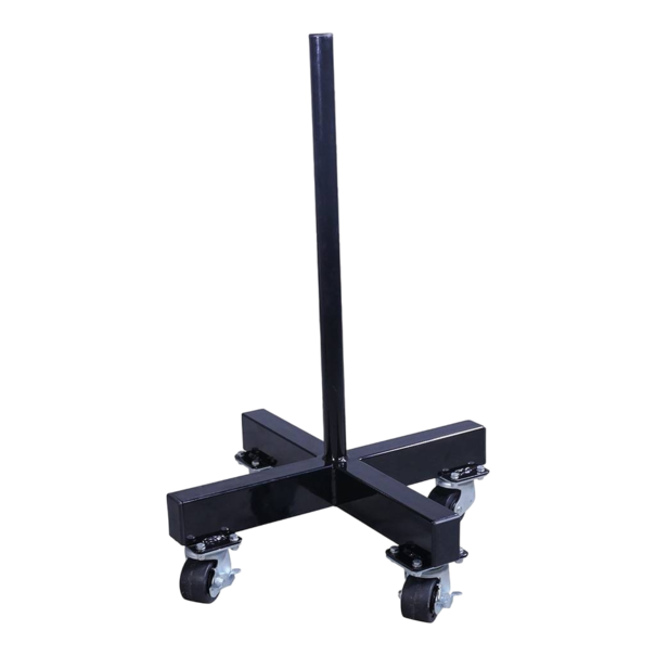 Crossmaxx® LMX1032 Crossmaxx® bumper plate stacker on wheels