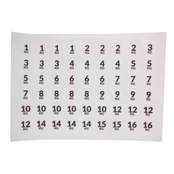 LMX.® LMX66 LMX.® Number sticker set (108pcs)