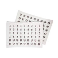 LMX.® LMX66 LMX.® Number sticker set (108pcs)