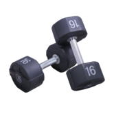 LMX72 Lifemaxx PU dumbbells (1 - 60kg)