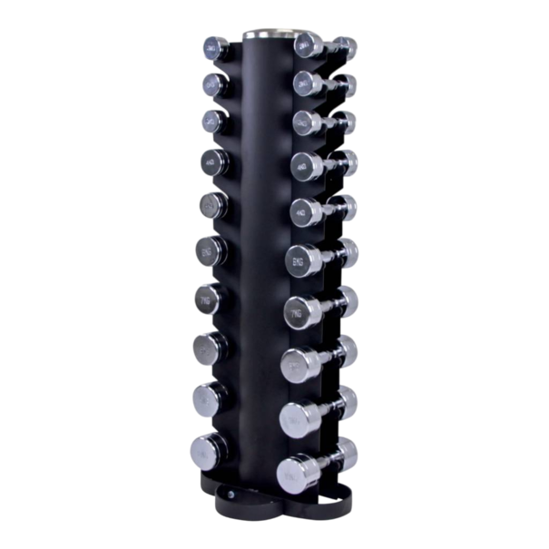 LMX.® LMX80.TD LMX.® Dumbbelltower with Chrome dumbbellset 1-10kg