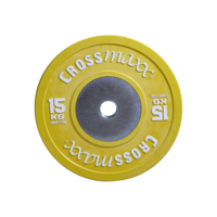 Crossmaxx® LMX85C Crossmaxx® Comp. bumper plate 50mm - coloured (10 - 25kg)