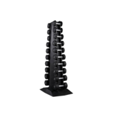 LMX94.TD Lifemaxx® PU dumbbell tower with LMX72 dumbbellset 1-10kg