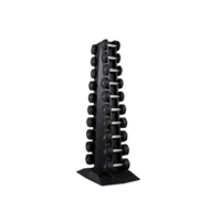 Lifemaxx® LMX94.TD Lifemaxx® PU dumbbell tower with LMX72 dumbbellset 1-10kg