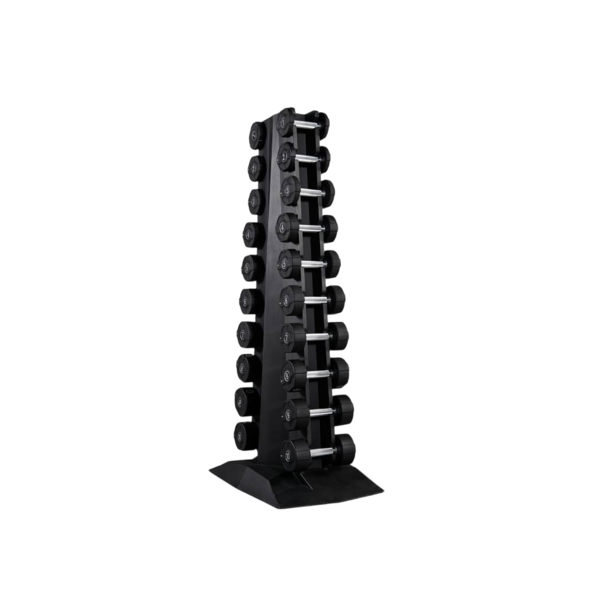 Lifemaxx® LMX94.TD Lifemaxx® PU dumbbell tower with LMX72 dumbbellset 1-10kg