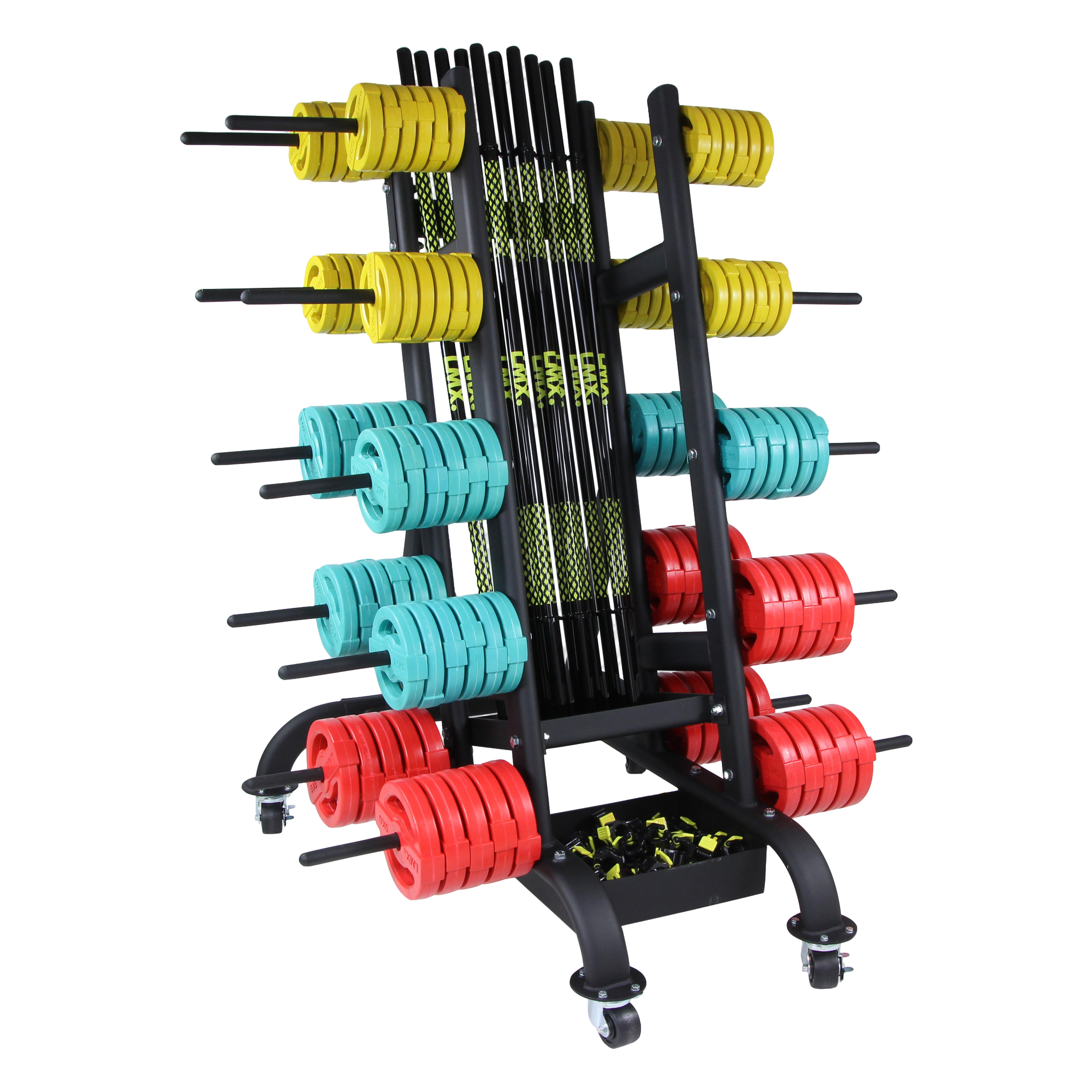 LMX1143 LMX.® Studio pump rack. For max. 30 sets - Lifemaxx