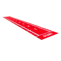 Lifemaxx® LMX1373.RED Sprinttrack 1,5 x 11m - Red