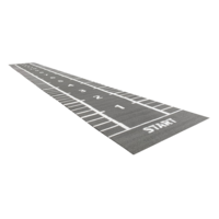 Lifemaxx® LMX1374.GREY Sprinttrack 2 x 15m - Grey