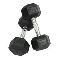 Crossmaxx® LMX81 Crossmaxx® Hexagon dumbbells (1 - 60kg)