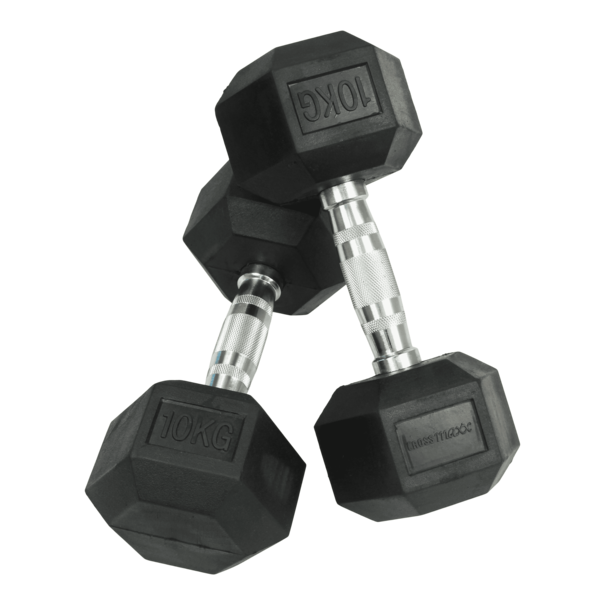 Crossmaxx® LMX81 Crossmaxx® Hexagon dumbbells (1 - 60kg)