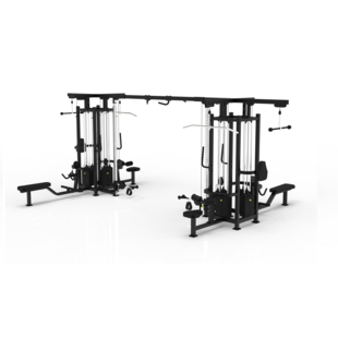 IMP-IF9327-8 8-stack multi-station - black - 295LB