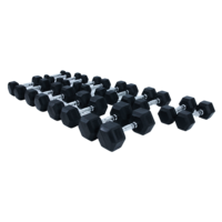 Crossmaxx® SUPERSET - Crossmaxx® Hexagon dumbbells 1 to 10kg (110kg total)