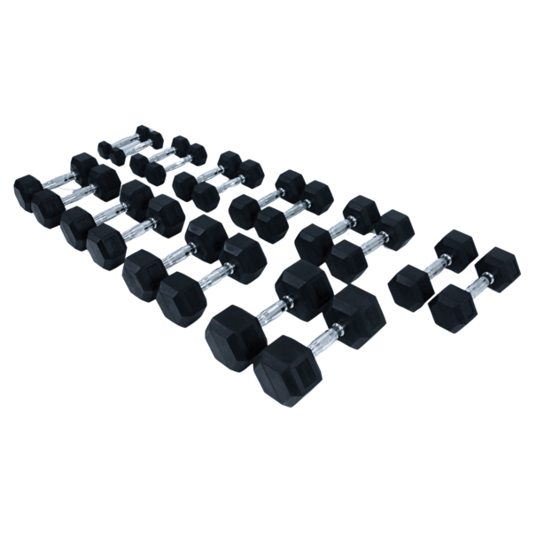 Crossmaxx® SUPERSET - Crossmaxx® Hexagon dumbbells 2,5 to 20kg (180kg total)