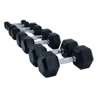 Crossmaxx® SUPERSET - Crossmaxx® Hexagon dumbbells 12,5 to 20kg (130kg total)
