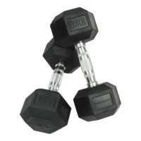 Crossmaxx® SUPERSET - Crossmaxx® Hexagon dumbbells 22,5 to 30kg (210kg total)